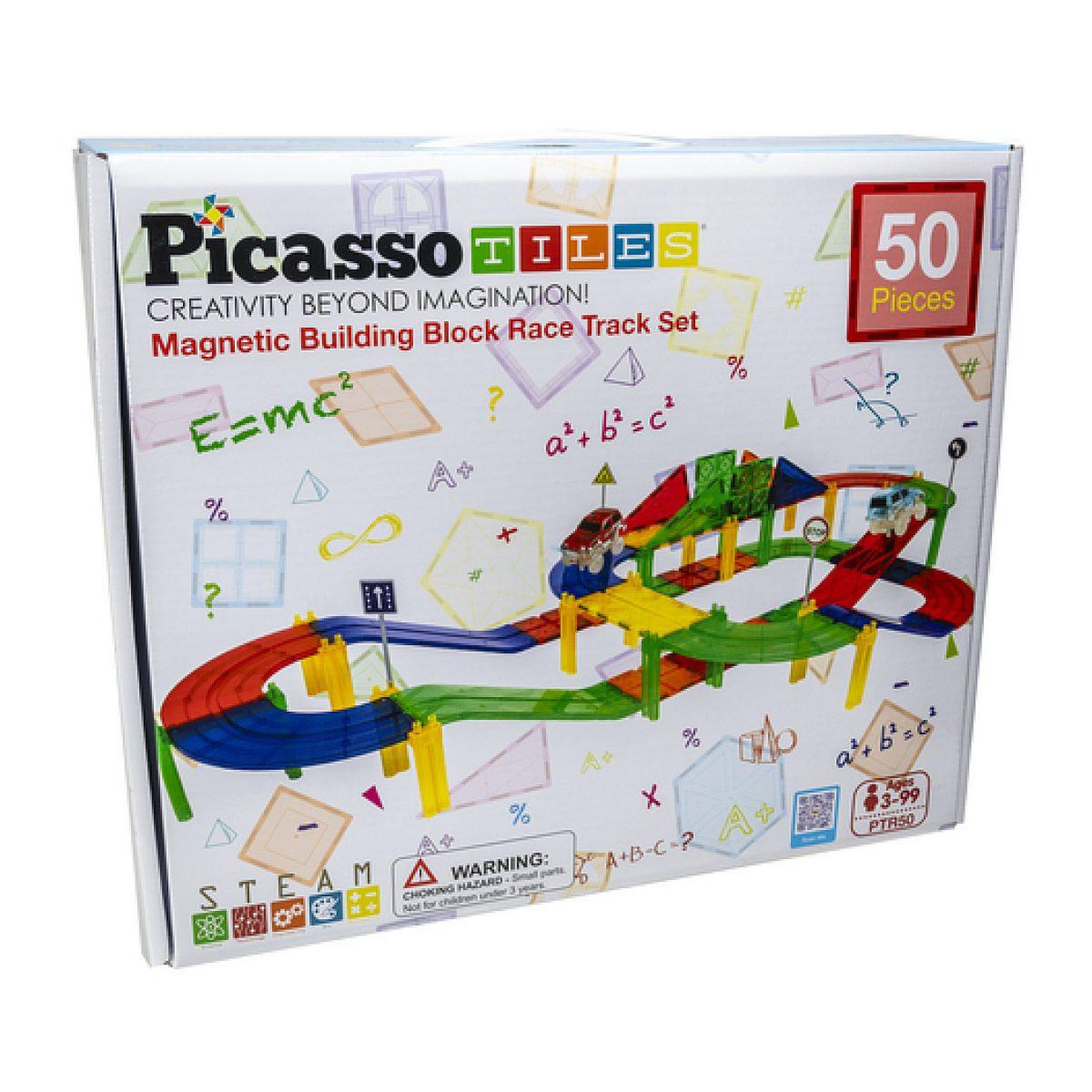 Voir la diapositive 2 : Tactic Kit de circuit de course magnetique 50 pcs PicassoTiles