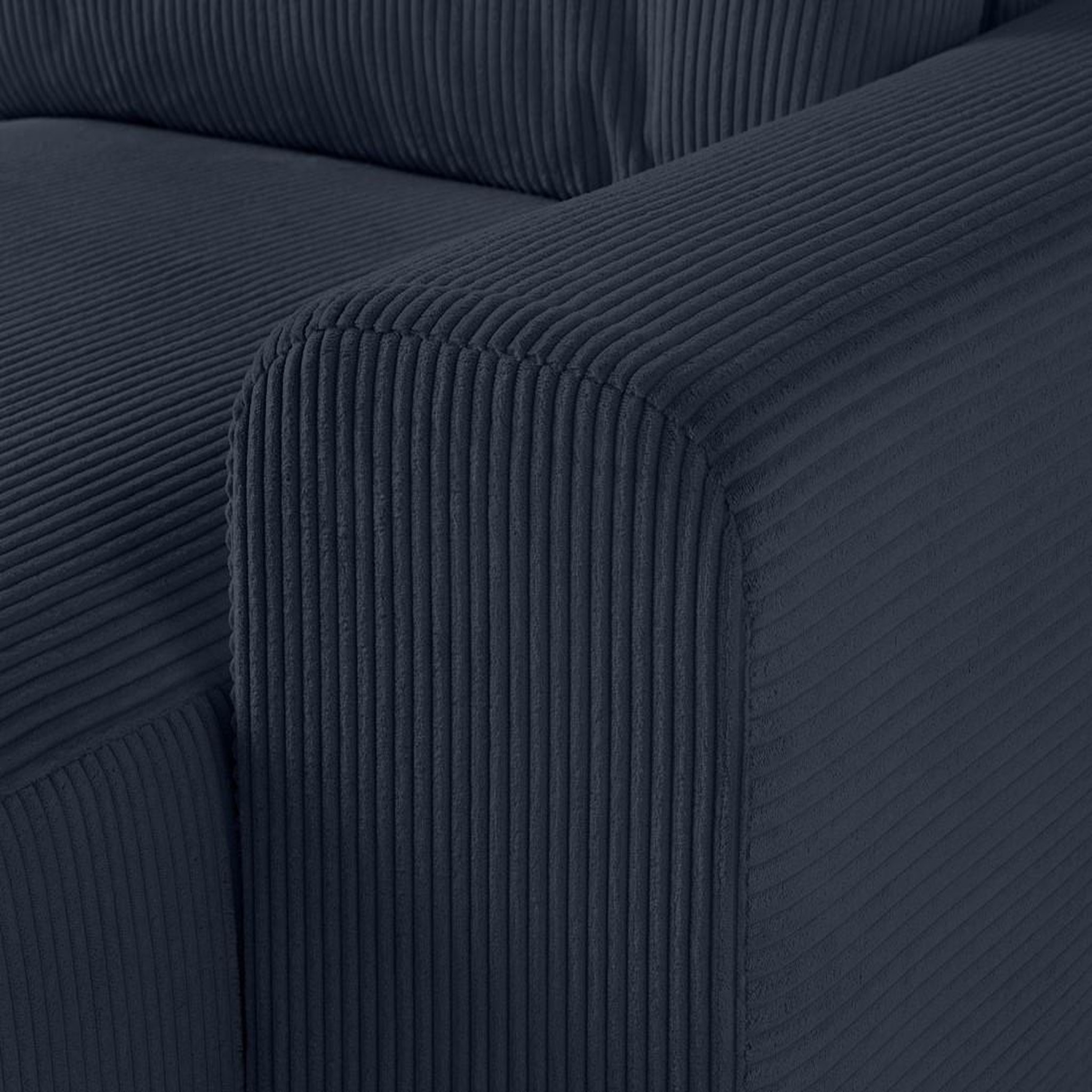 Voir la diapositive 5 : LISA DESIGN Garance - module d'assise méridienne droit - en velours côtelé