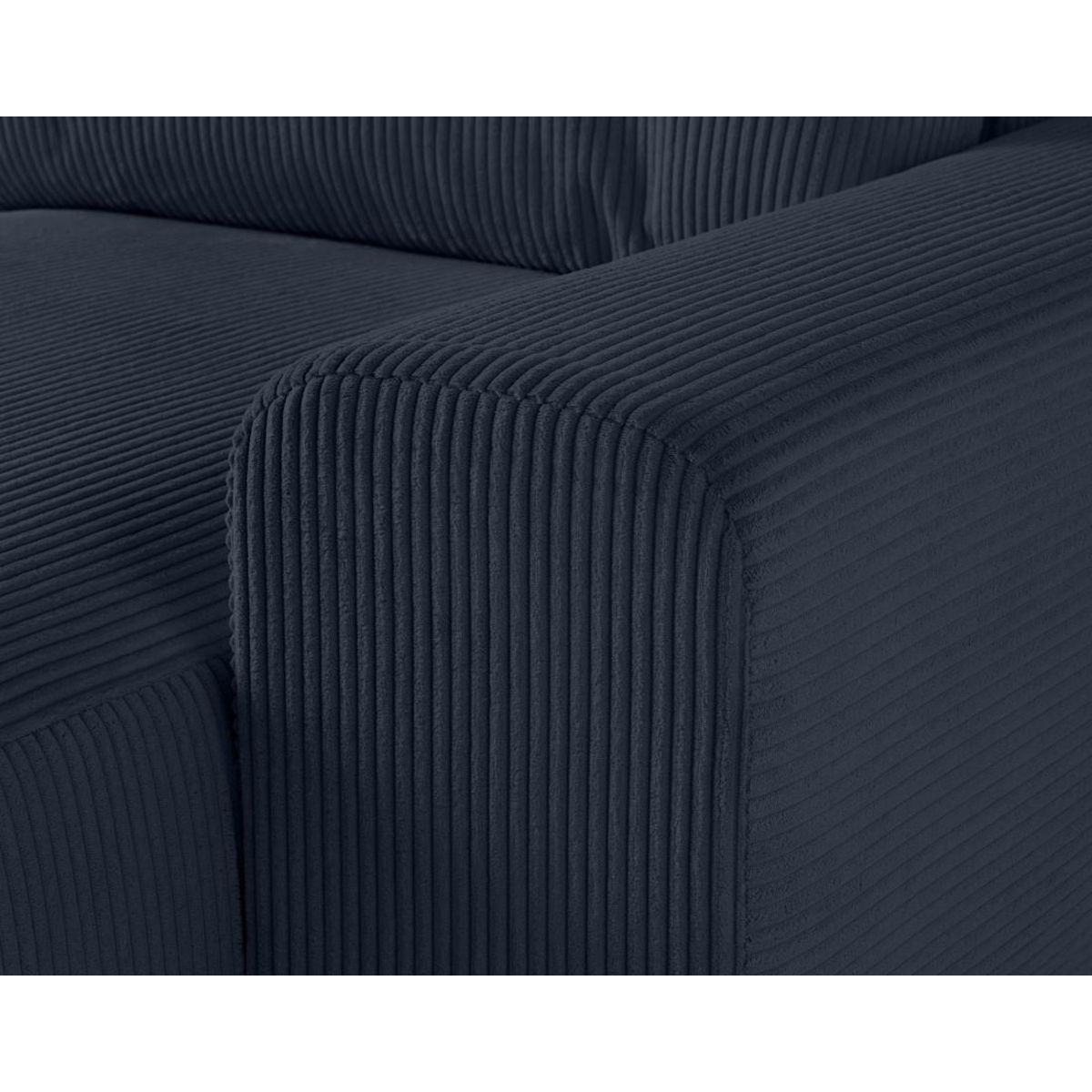 LISA DESIGN Garance - module d'assise méridienne droit - en velours côtelé