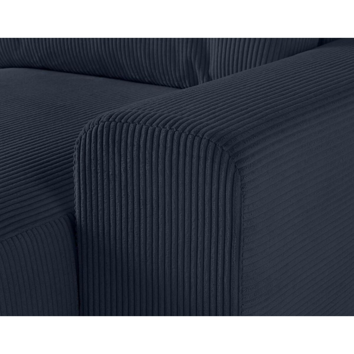 LISA DESIGN Garance - module d'assise méridienne droit - en velours côtelé