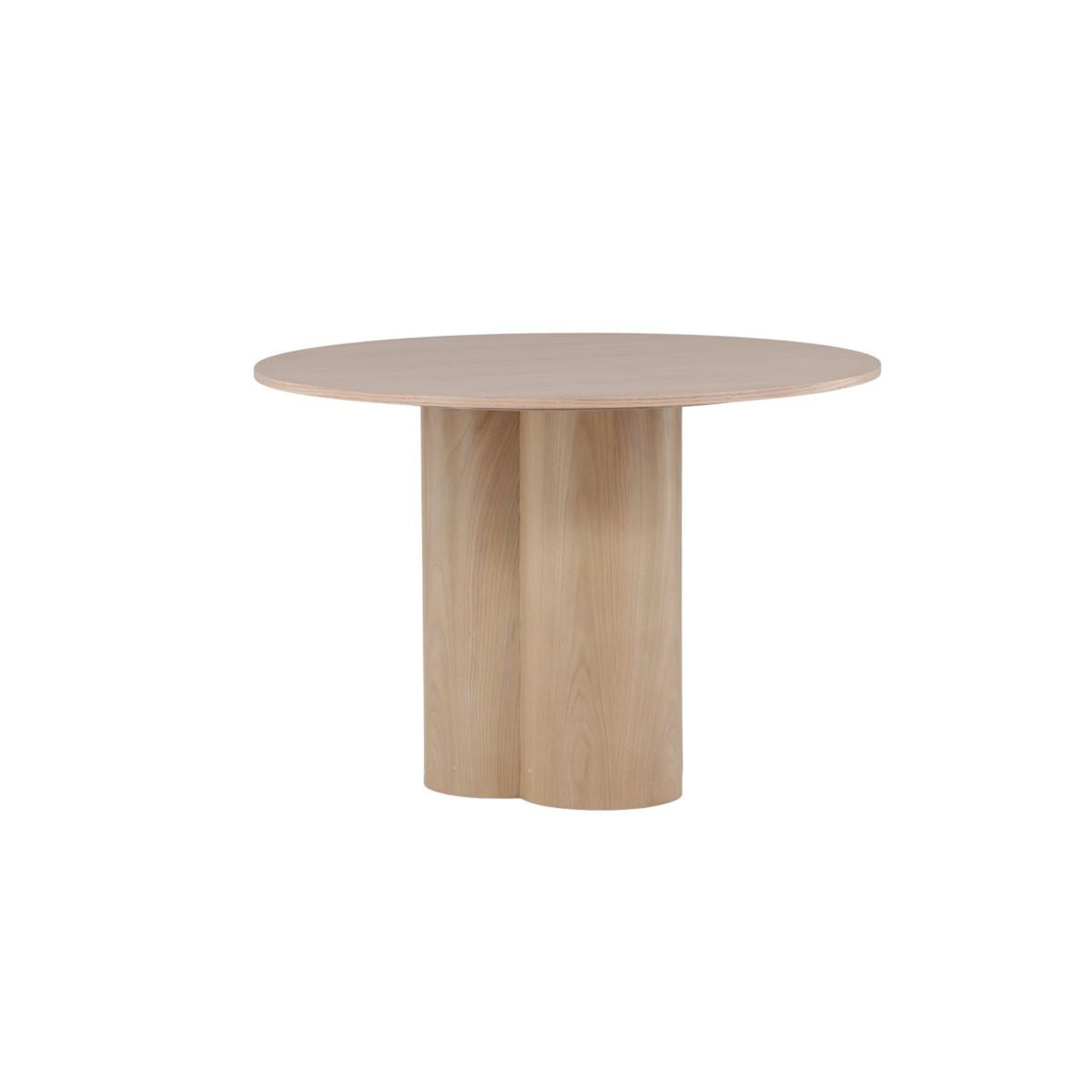 Voir la diapositive 2 : Paris Prix Table à manger ronde  olivia  110cm naturel