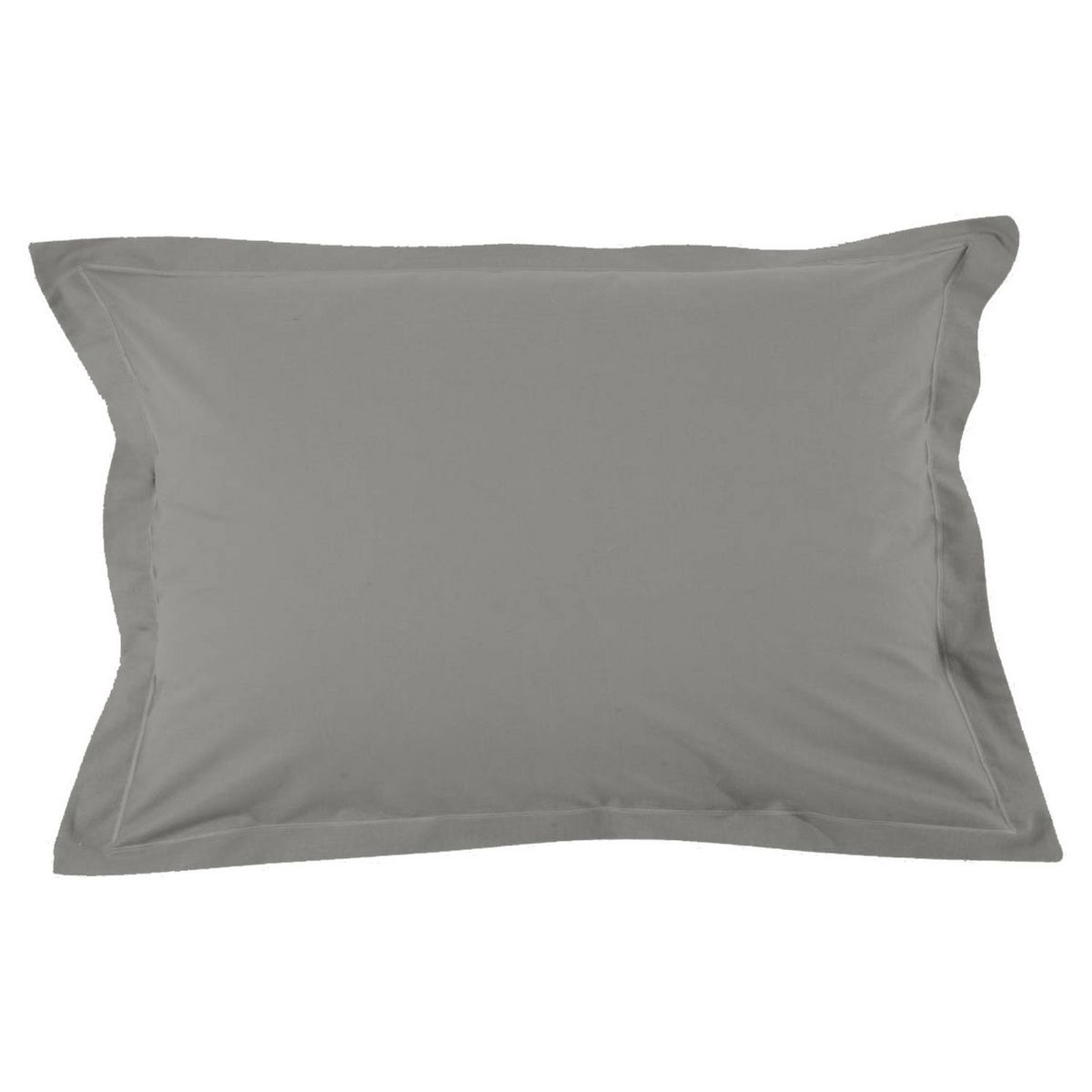 Taie d'oreiller unie en microfibre 