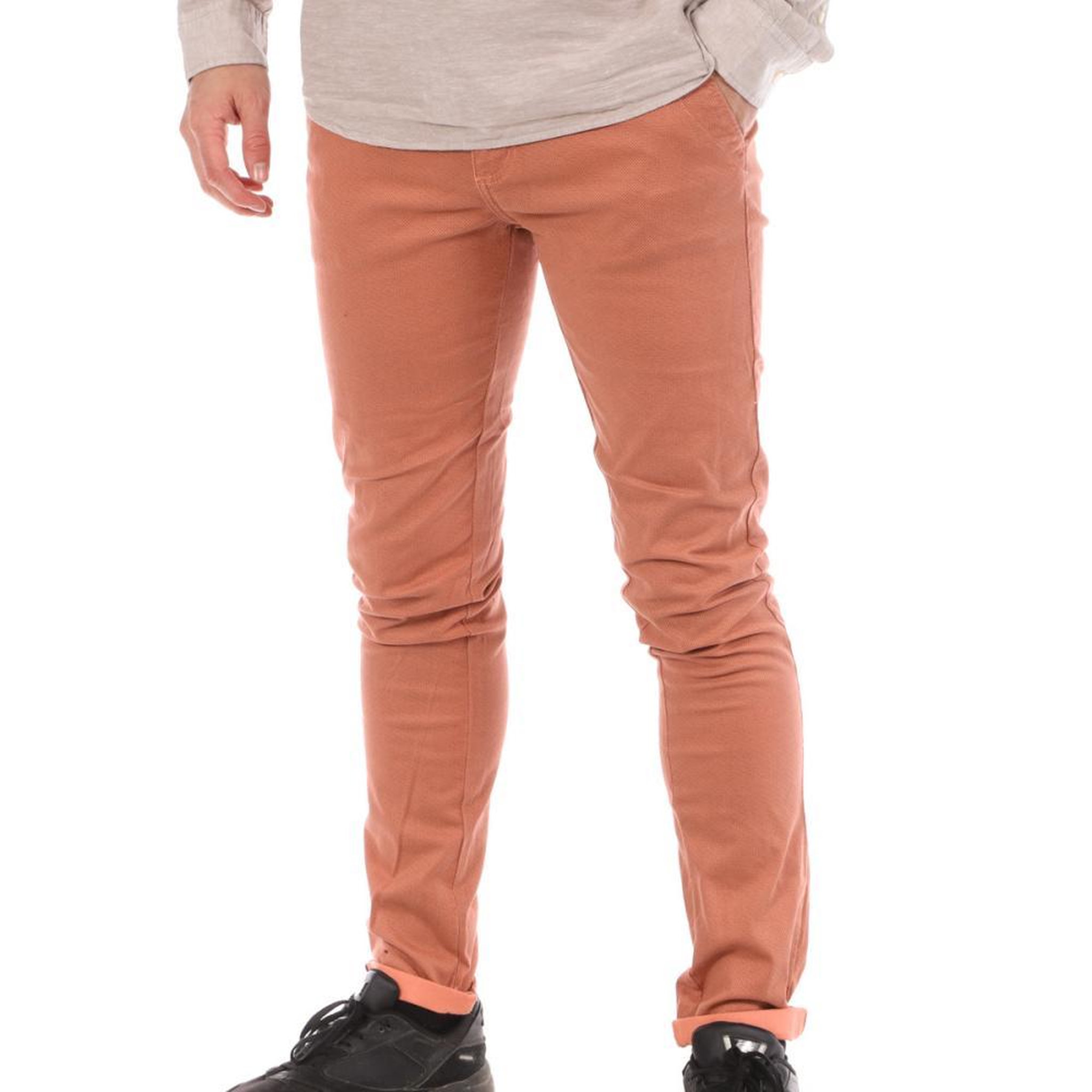 Voir la diapositive 1 : LA MAISON BLAGGIO Chino orange homme la maison blaggio tamar