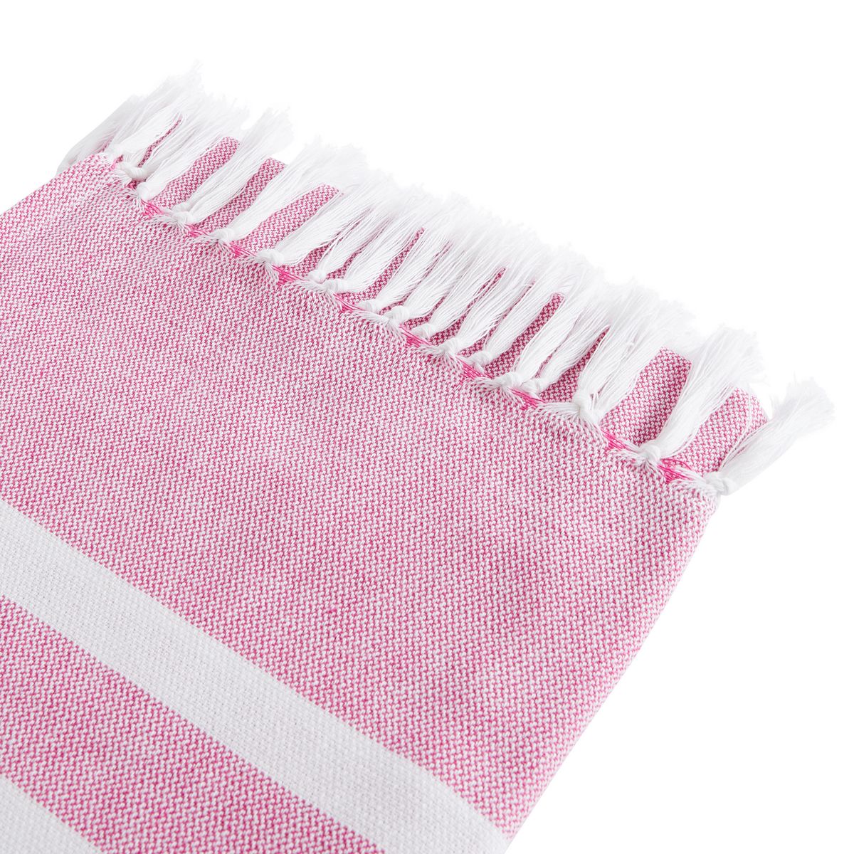 ACTUEL Foutah de plage en coton 180g/m² finition frange SAND