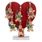 Paris Prix Arbre de Noël à Pains d'Épice  Hangers  27cm Rouge