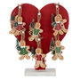 Voir la diapositive 1 : Paris Prix Arbre de Noël à Pains d'Épice  Hangers  27cm Rouge