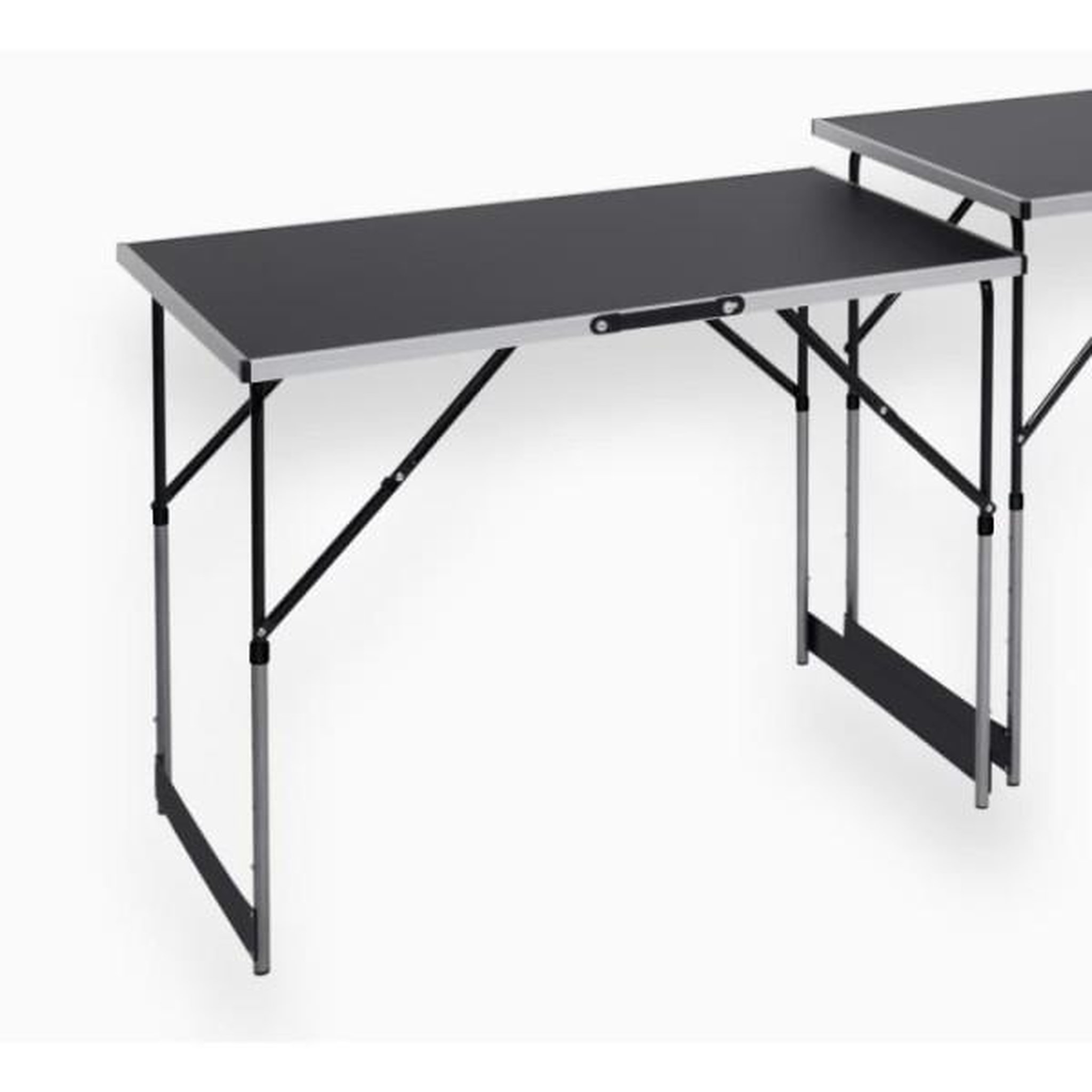Voir la diapositive 2 : MEISTER Lot de 3 tables a tapisser - MEISTER - Tables multifonctions - En aluminium - Hauteur réglable