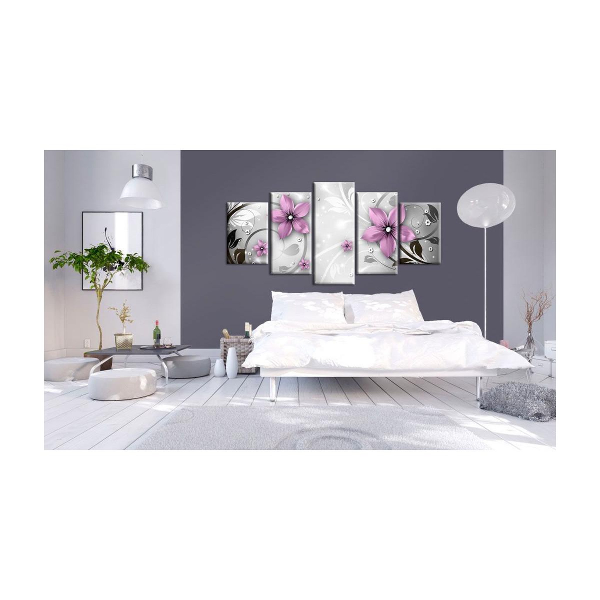 Voir la diapositive 2 : Paris Prix Tableau imprimé  saucy flowers