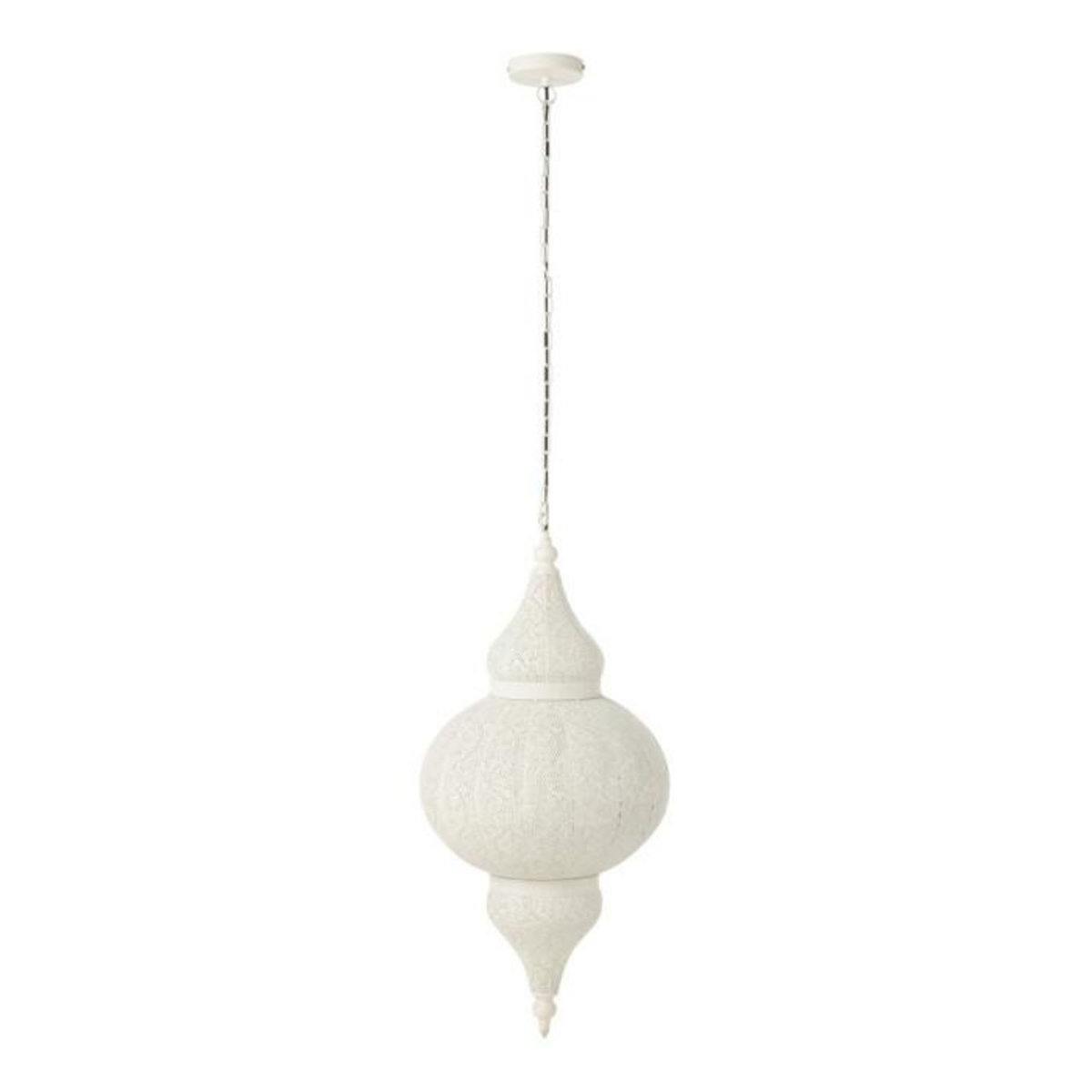 Paris Prix Lampe Suspension en Métal  Bore  86cm Blanc
