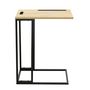 Voir la diapositive 1 : The Home Deco Factory Table d'appoint pour ordinateur ou tablette - Marron et noir