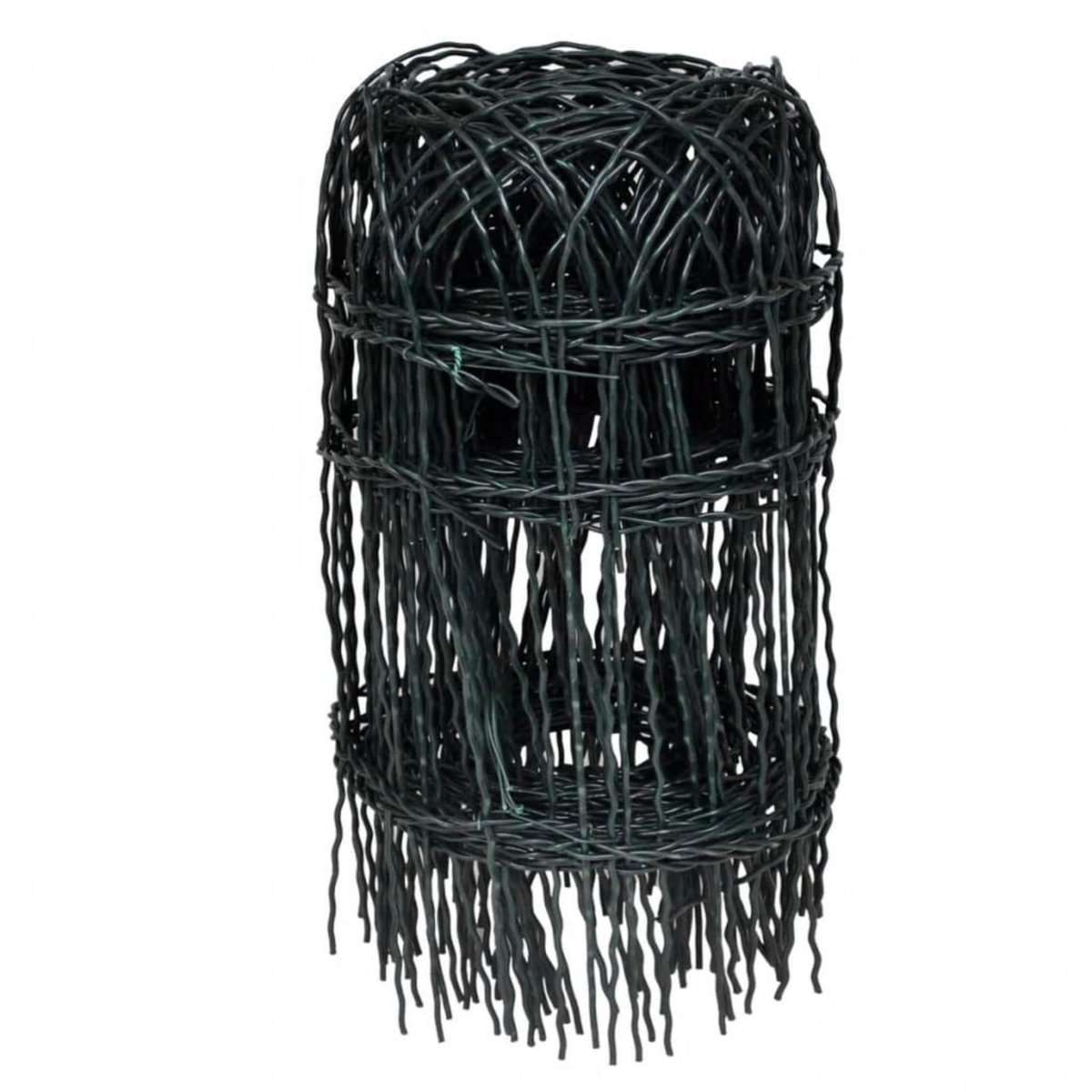 VIDAXL Bordure de pelouse Fer enduit de poudre 25x0,4 m