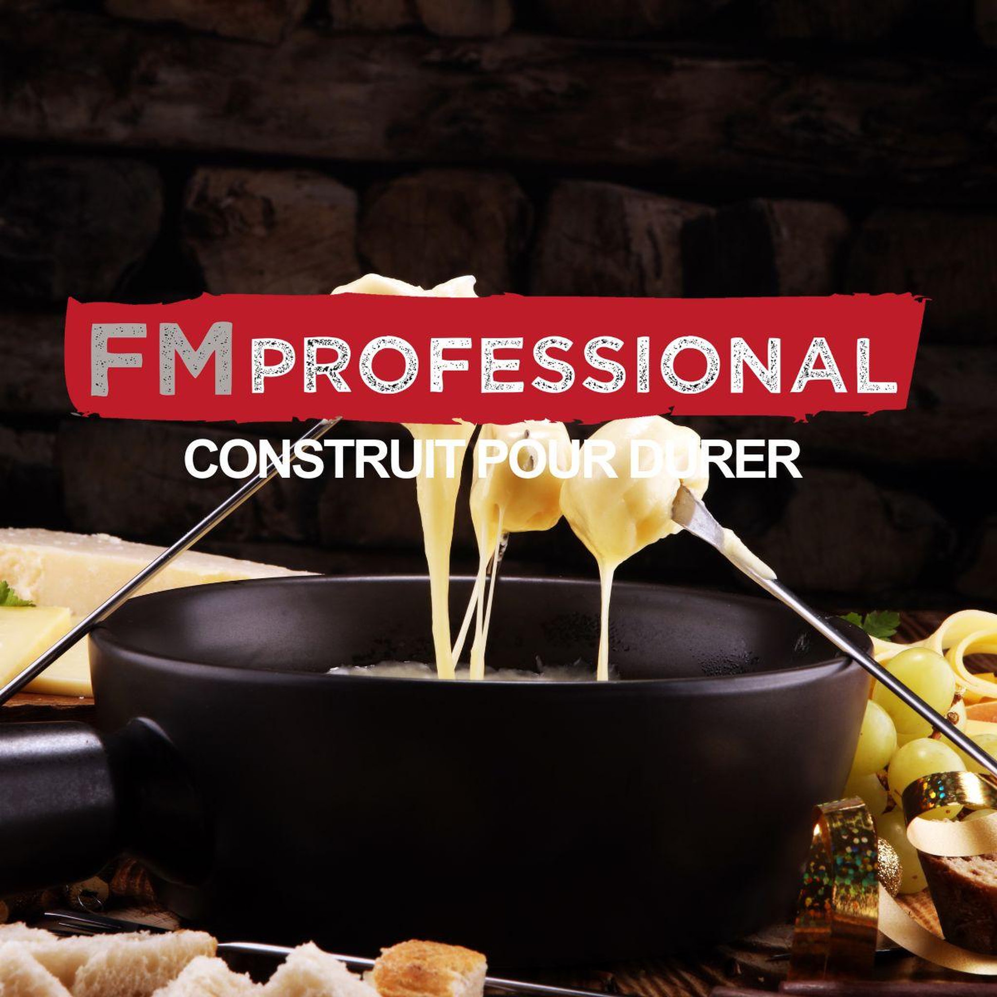 Voir la diapositive 6 : FM PROFESSIONAL Ensemble de 2 brûleurs alcool fondue savoyarde fm professional