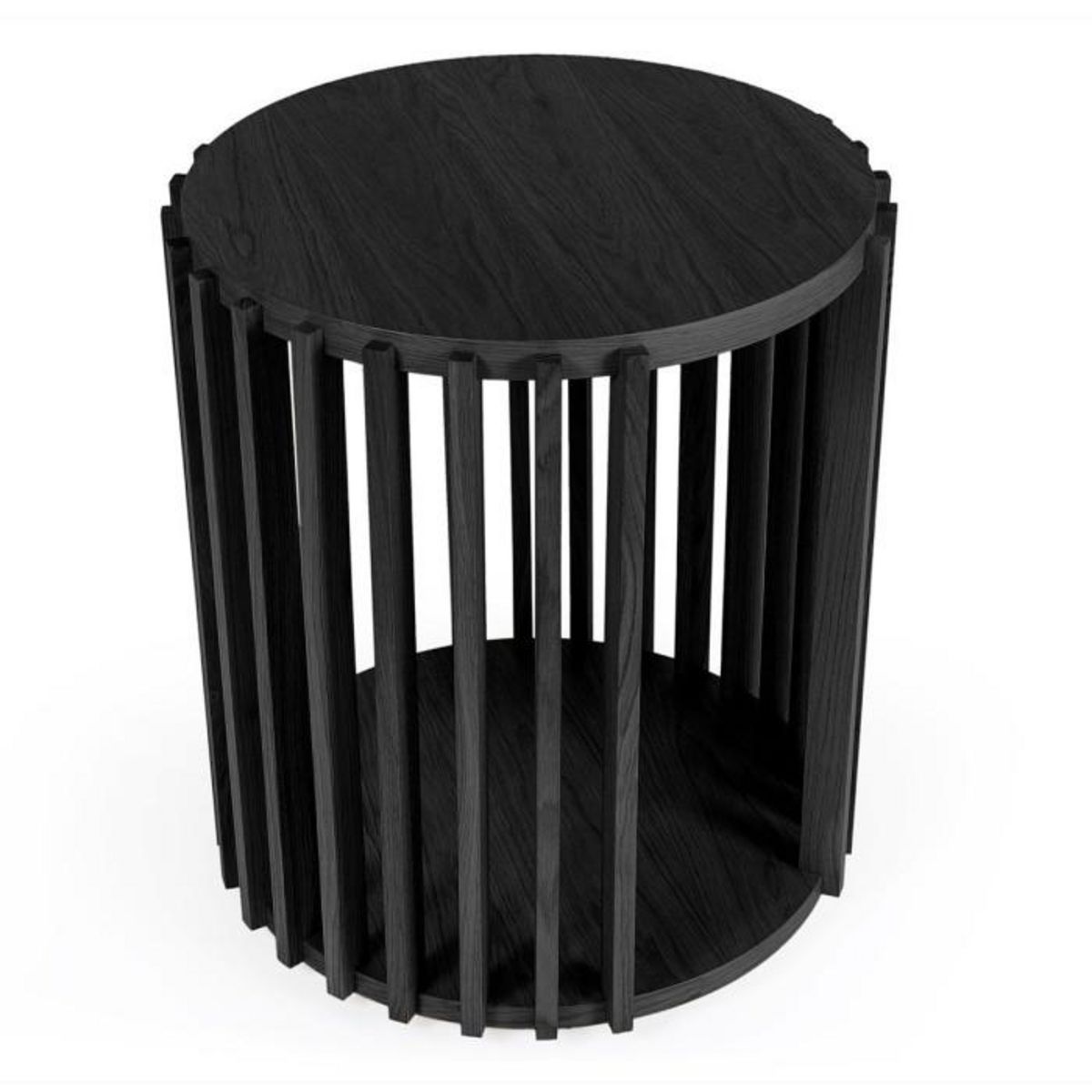 Paris Prix Table d'Appoint Design  Drume  58cm Noir
