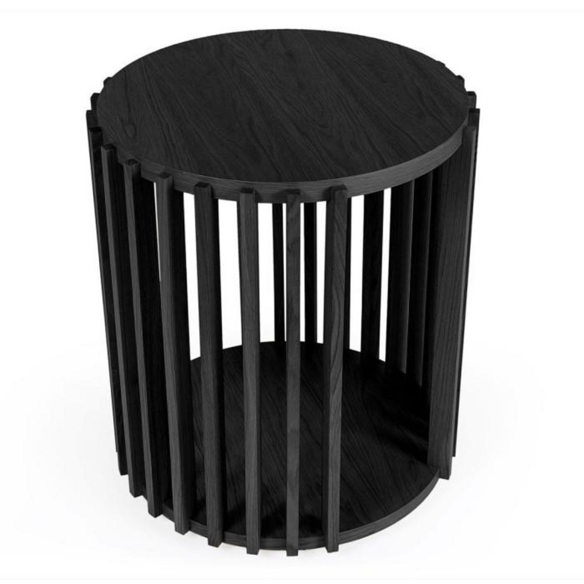Paris Prix Table d'Appoint Design  Drume  58cm Noir