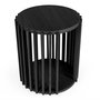 Voir la diapositive 3 : Paris Prix Table d'Appoint Design  Drume  58cm Noir