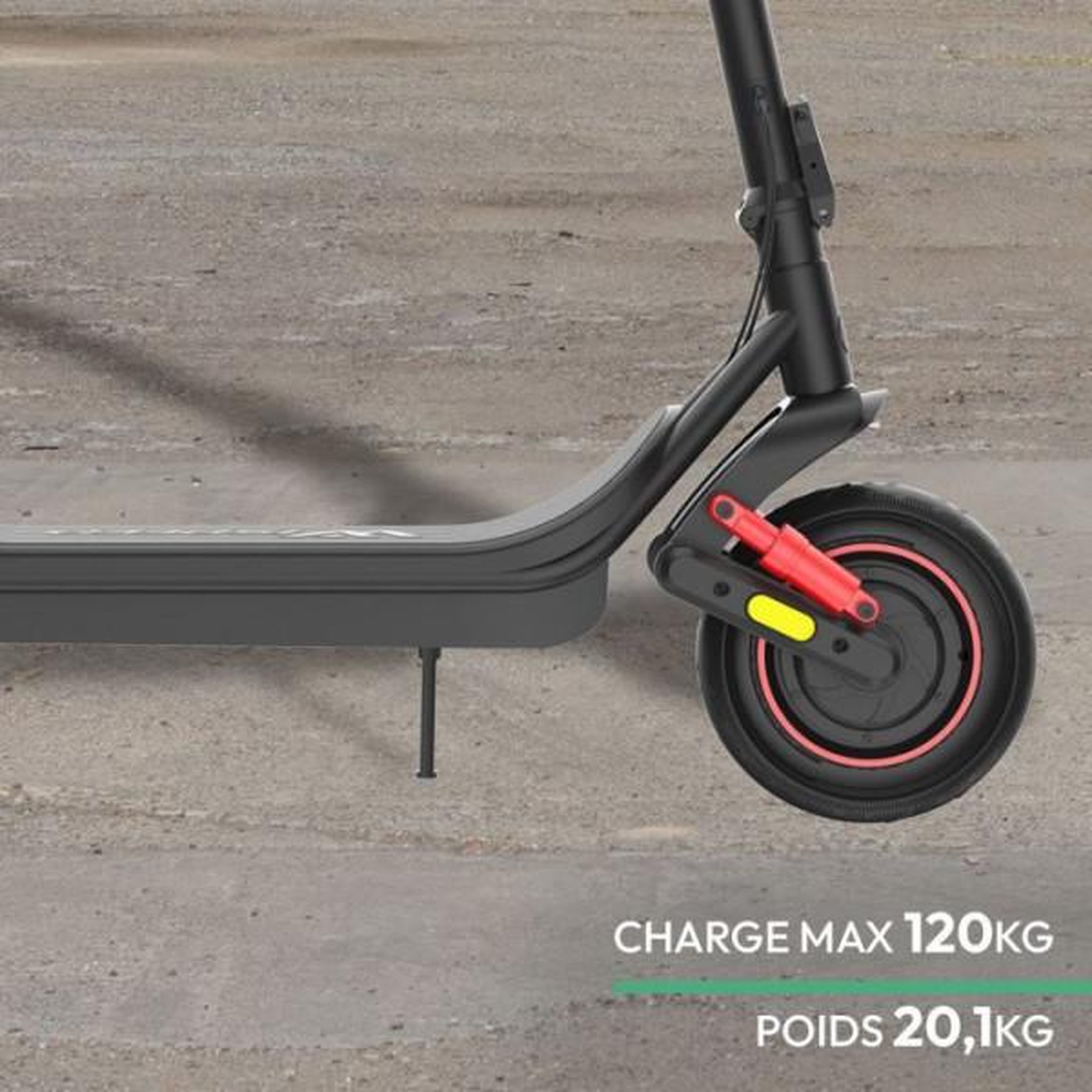 Voir la diapositive 6 : WISPEED Trottinette électrique airo v13 noire