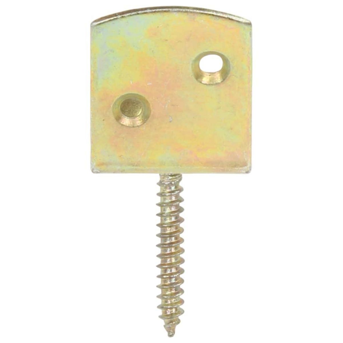 VIDAXL Supports de panneau de cloture 24pcs Forme en L Metal galvanise