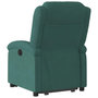 Voir la diapositive 4 : VIDAXL Fauteuil inclinable electrique vert fonce velours