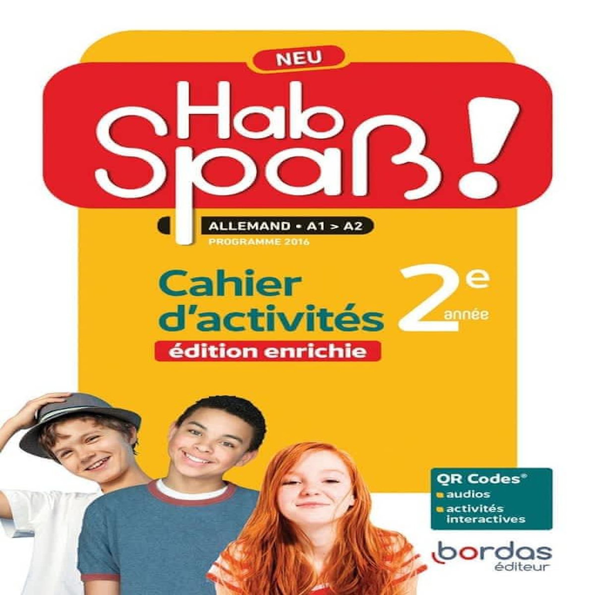 ALLEMAND  2E ANNEE A1-A2 HAB SPASS ! NEU. CAHIER D'ACTIVITES, EDITION 2022, Lansel Elisabeth