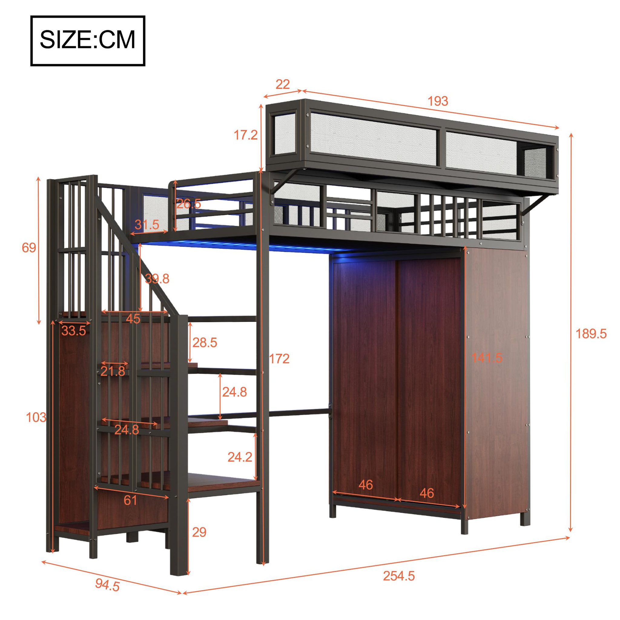 Voir la diapositive 3 : MERAX Lit mezzanine