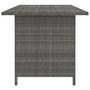 Voir la diapositive 5 : VIDAXL Salon de jardin 10 pcs avec coussins Resine tressee Gris