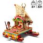 Voir la diapositive 4 : LEGO Disney Princess 43210 Le bateau d'exploration de Vaiana, Jouet avec Mini-Poupée Sina, et Figurine Dauphin