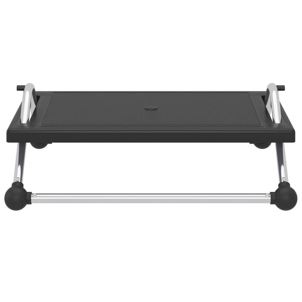 VIDAXL Repose-pied Noir 45x40x13,5 cm