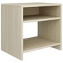 Voir la diapositive 4 : VIDAXL Tables de chevet 2pcs Chene sonoma 40x30x40cm Bois d'ingenierie