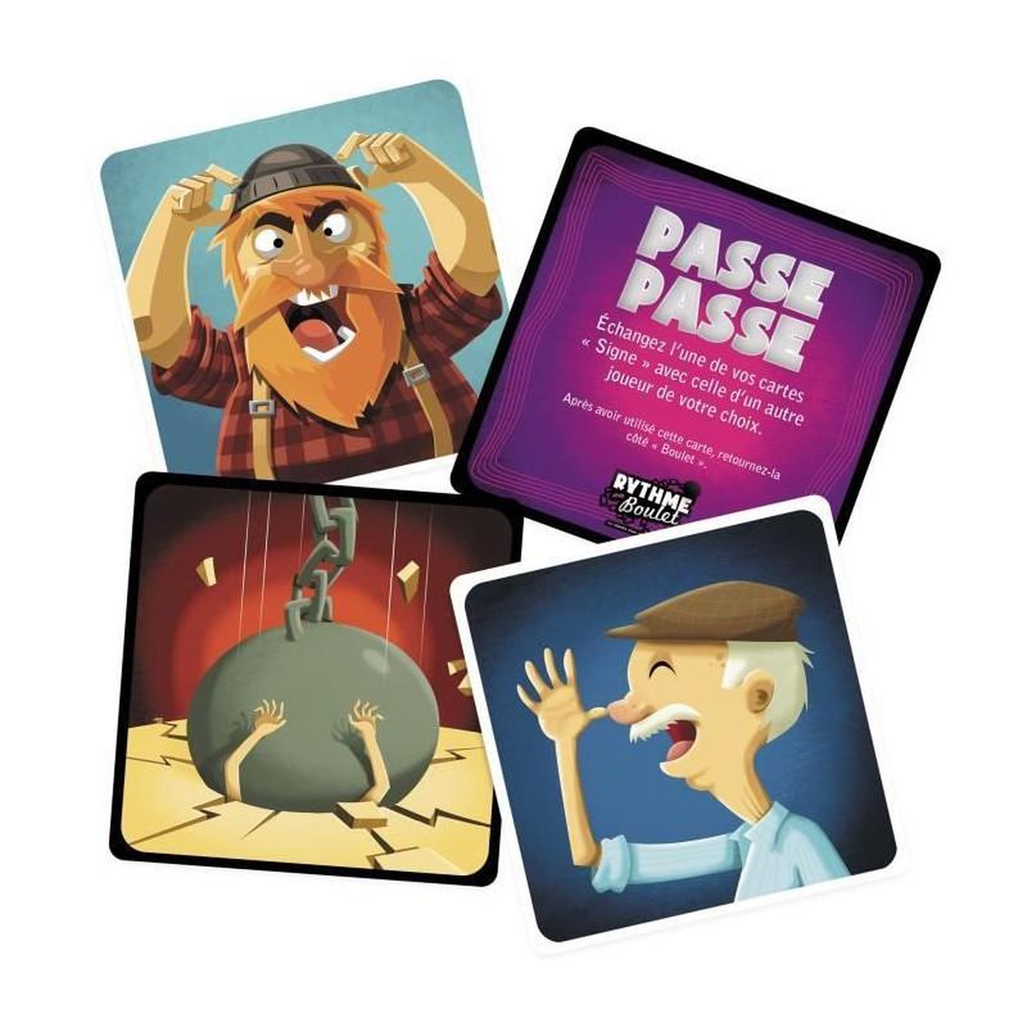 Voir la diapositive 3 : Asmodee Rythme and Boulet - Asmodee - Sens du rythme, observation et ruse seront vos atouts - Des 8 ans
