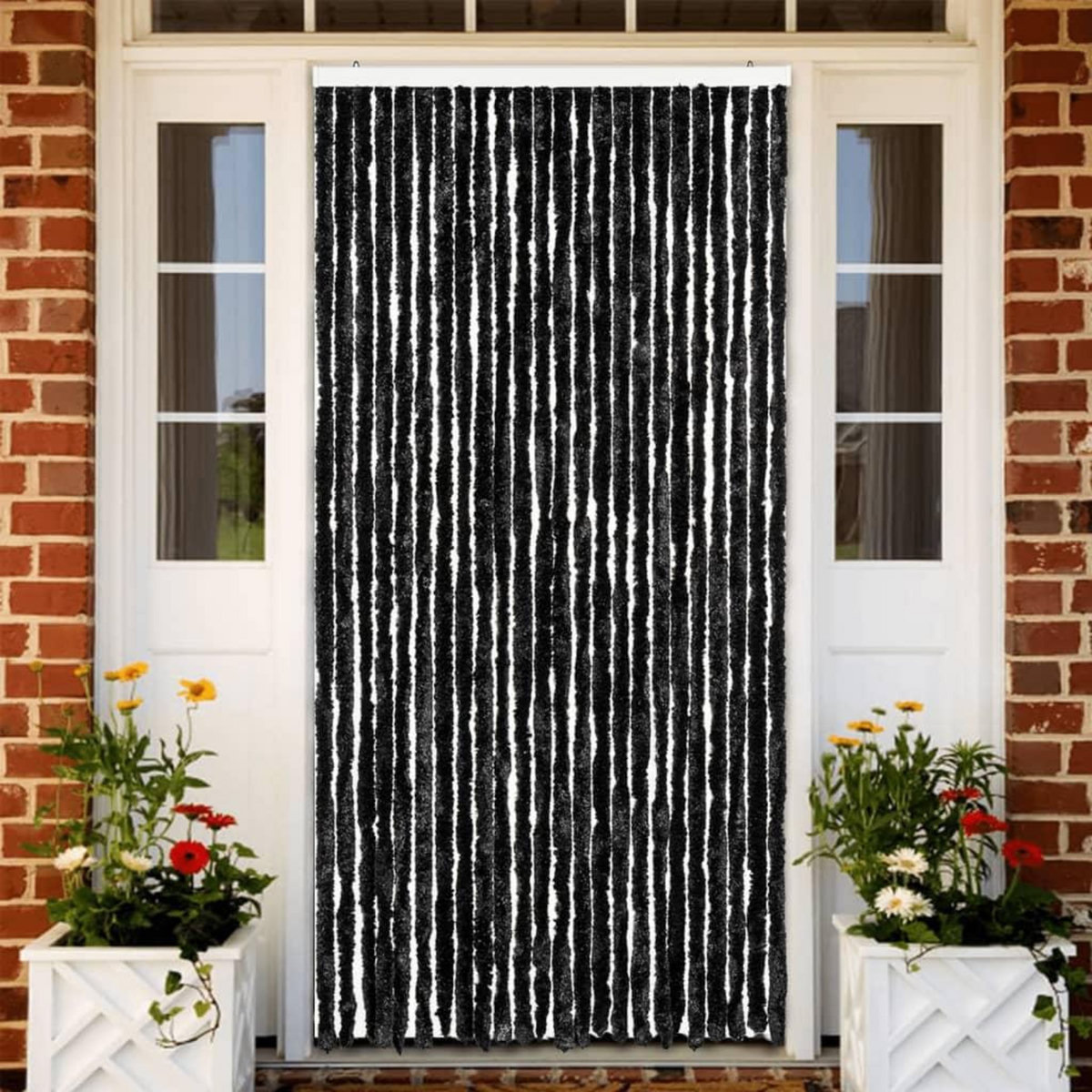 VIDAXL Moustiquaire Anthracite 100x220 cm Chenille