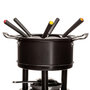 Voir la diapositive 4 : FIVE Service à fondue pour 6 personnes en acier inoxydable - Noir