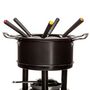 Voir la diapositive 4 : FIVE Service à fondue pour 6 personnes en acier inoxydable - Noir