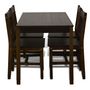 Voir la diapositive 5 : VIDAXL Table de salle a manger avec 4 chaises Marron