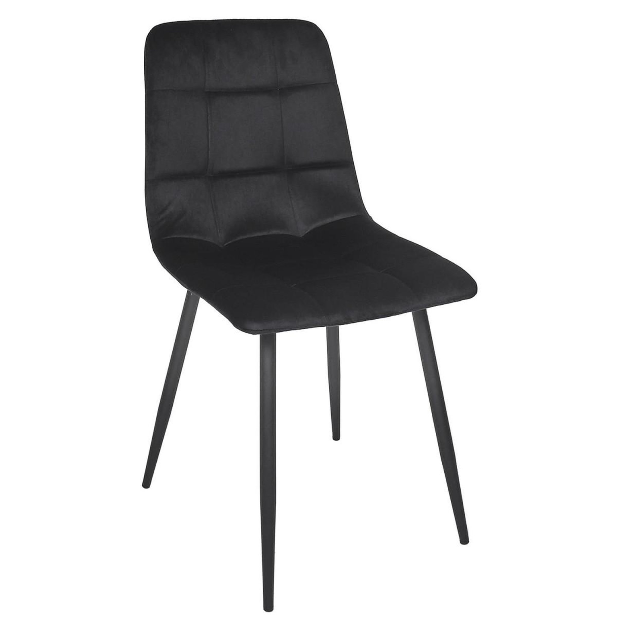 Voir la diapositive 2 : The Home Deco Factory Lot de 4 chaises  mateo  88cm noir