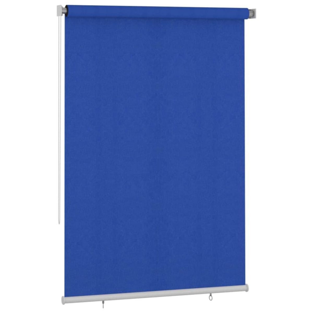 VIDAXL Store roulant d'exterieur 160x230 cm Bleu PEHD