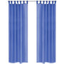 Voir la diapositive 1 : VIDAXL Rideau occultant 2 pcs Voile 140 x 175 cm Bleu royal