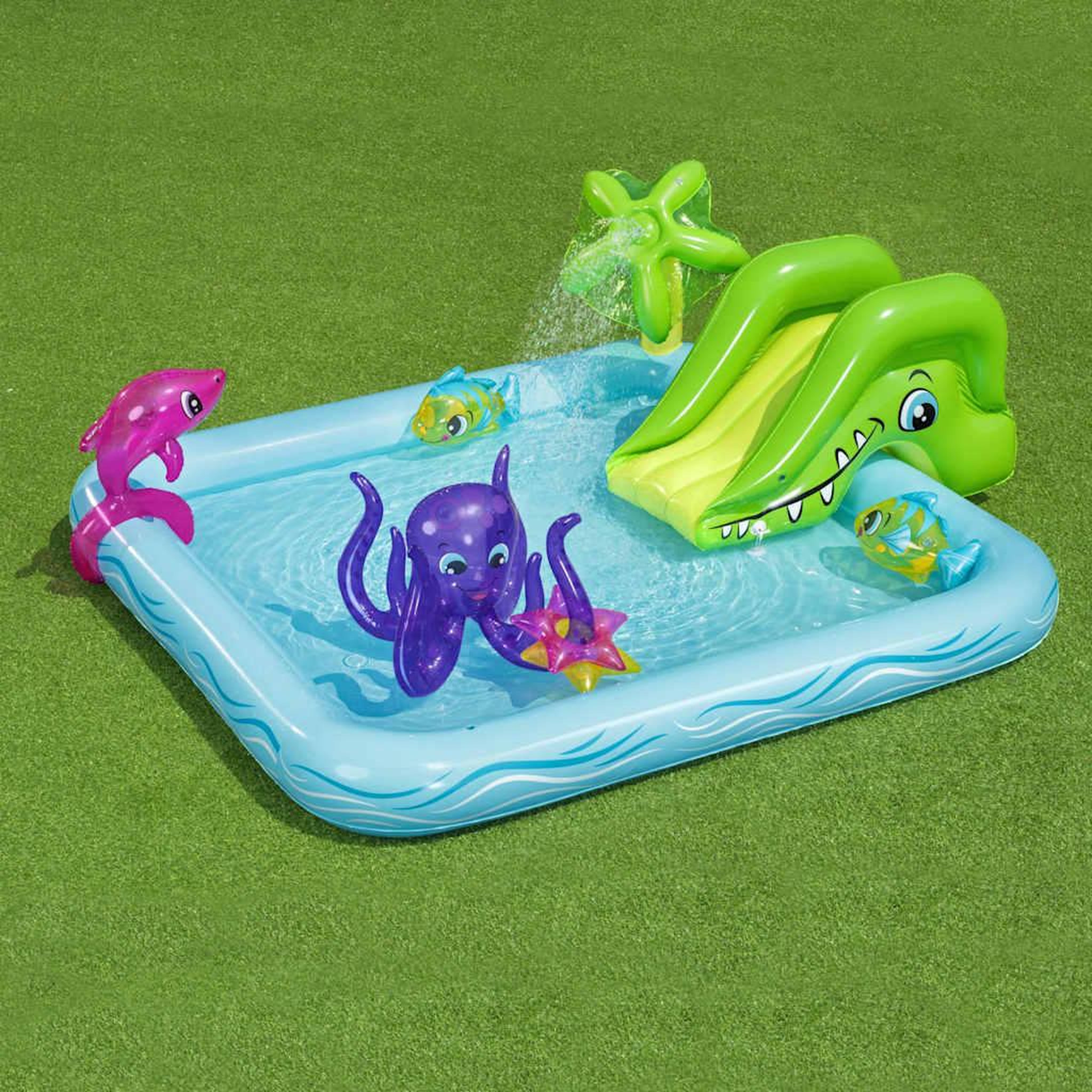 Voir la diapositive 1 : BESTWAY Bestway Centre jeu d'aquarium fantastique 239x206x86 cm
