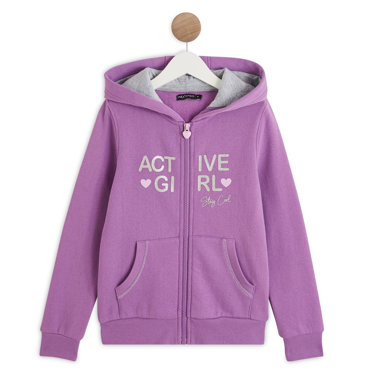 INEXTENSO Sweat zippé de sport fille