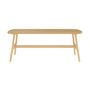 Voir la diapositive 6 : Rendez vous déco Table basse 120 cm en bois clair - Suly