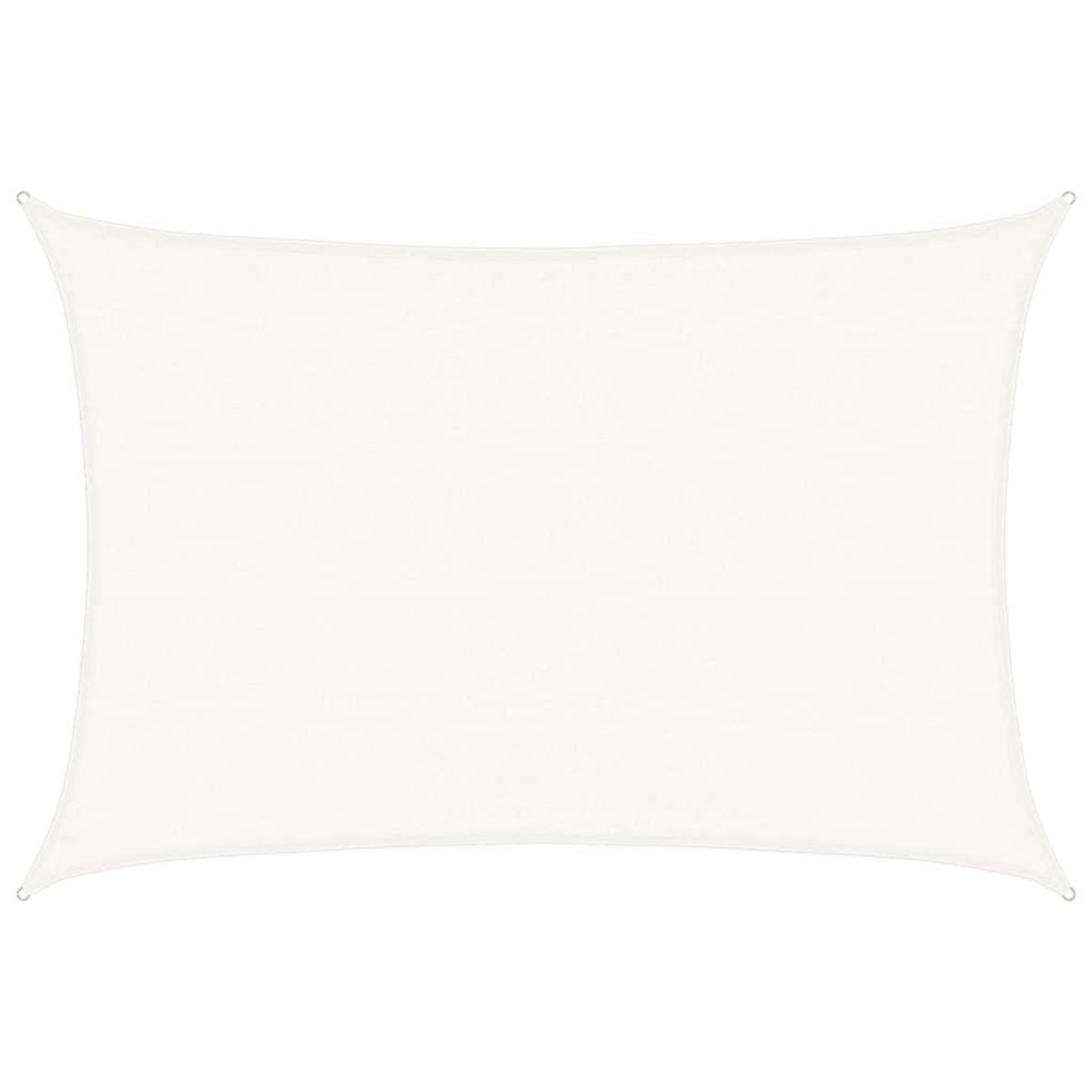 VIDAXL Voile d'ombrage 160 g/m^2 Blanc 3,5x4,5 m PEHD