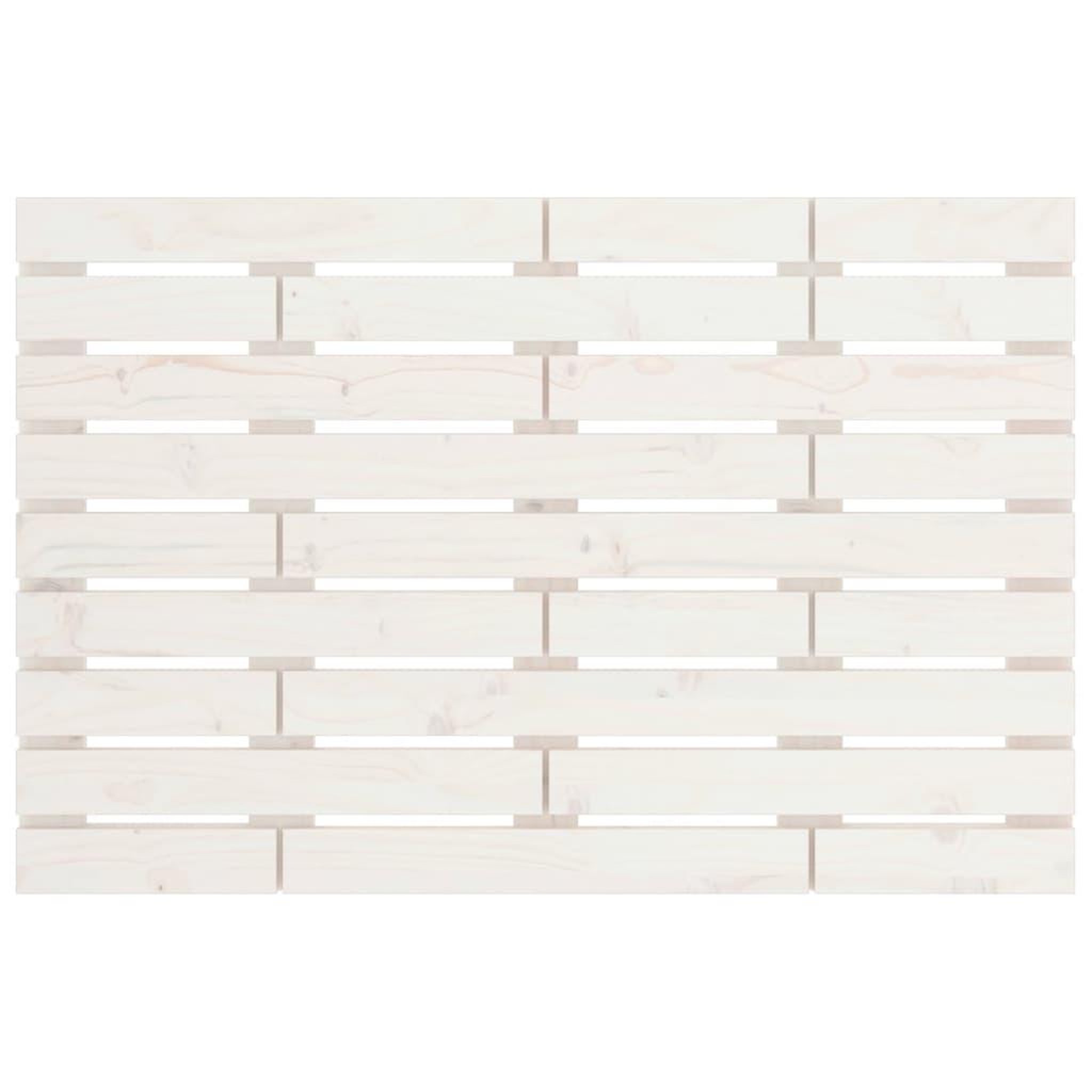 Voir la diapositive 4 : VIDAXL Tete de lit murale Blanc 81x3x63 cm Bois massif de pin