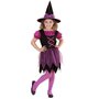 Voir la diapositive 2 : WIDMANN Déguisement sorcière rose - Fille - 4/5 ans (104 à 110 cm)