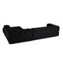 Voir la diapositive 6 : LISA DESIGN Gallata - canapé chesterfield d'angle droit - 5 places - en velours