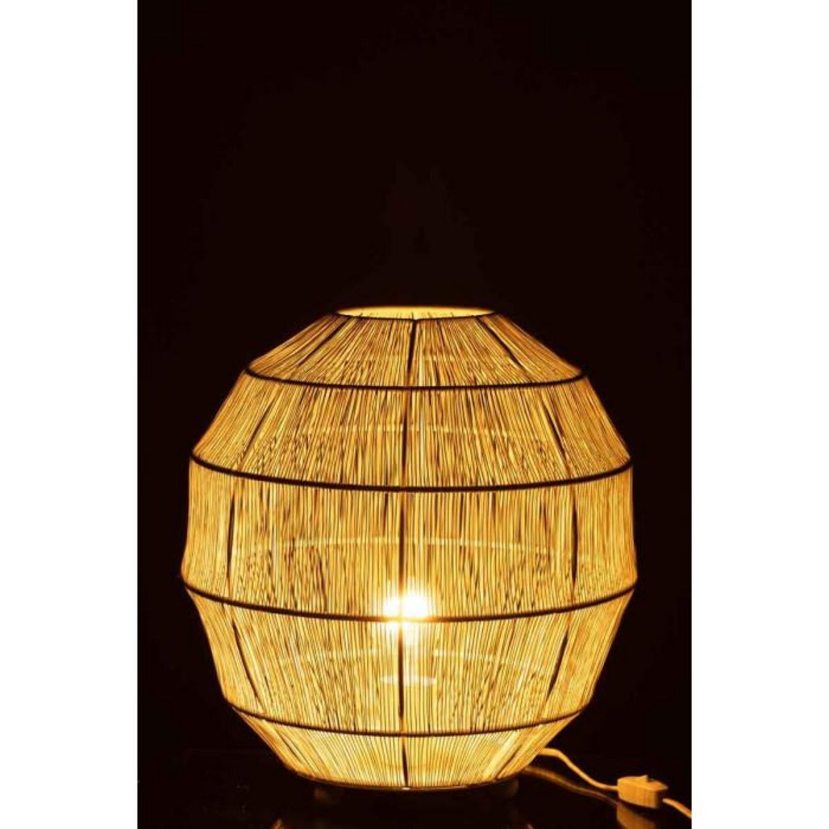 Paris Prix Lampe à Poser Design  Vivena  37cm Blanc Mat