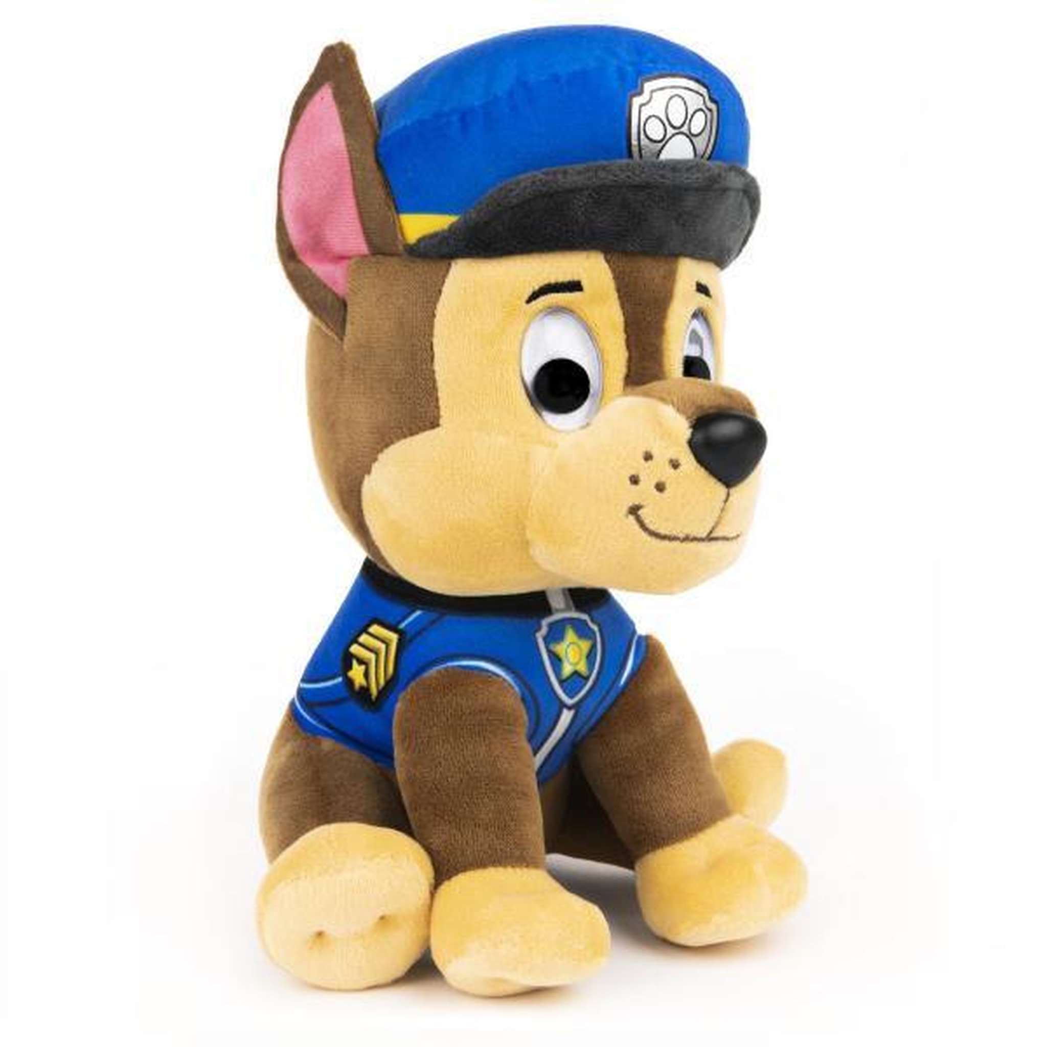 Voir la diapositive 2 : PAW PATROL Peluche Chase la Pat' Patrouille - PAW PATROL - 25 cm - Mixte - Marron - Enfant