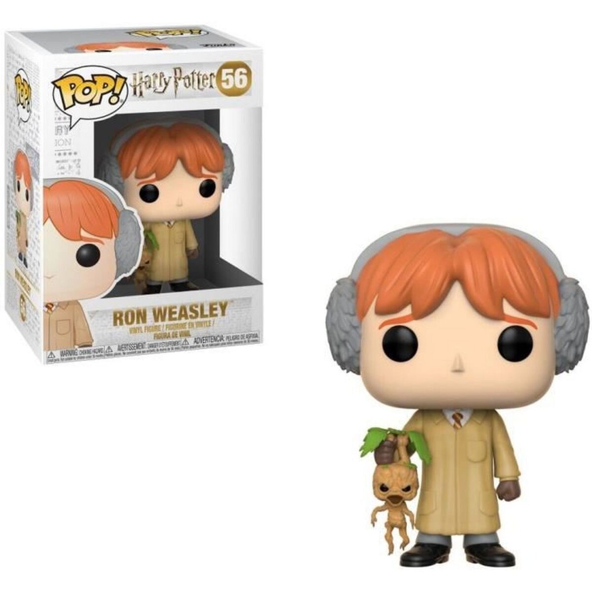 Figurine Pop Ron Weasley avec Mandragore Harry Potter