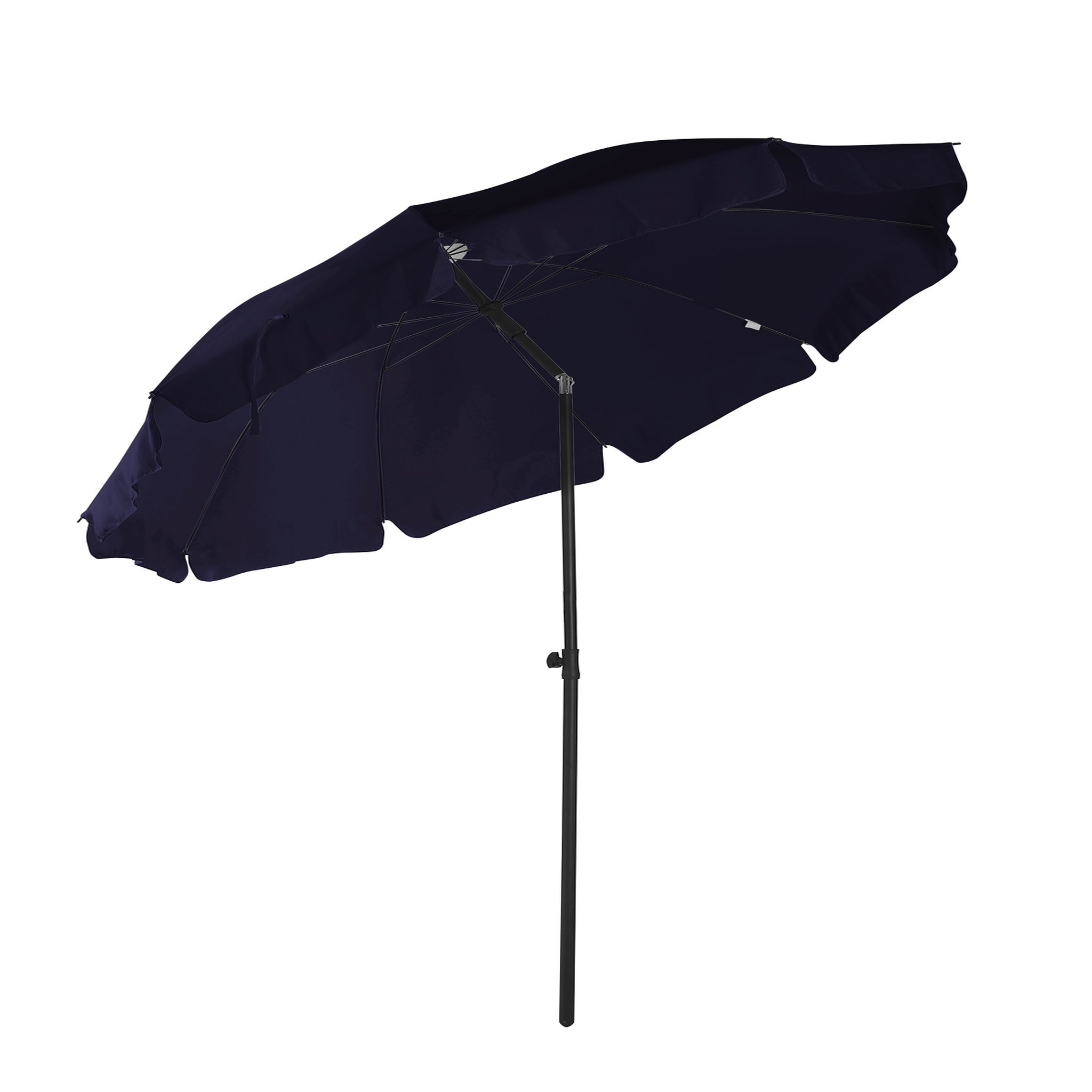 Voir la diapositive 3 : FAVEX Parasol droit diam 2m bleu foncé ELENA 