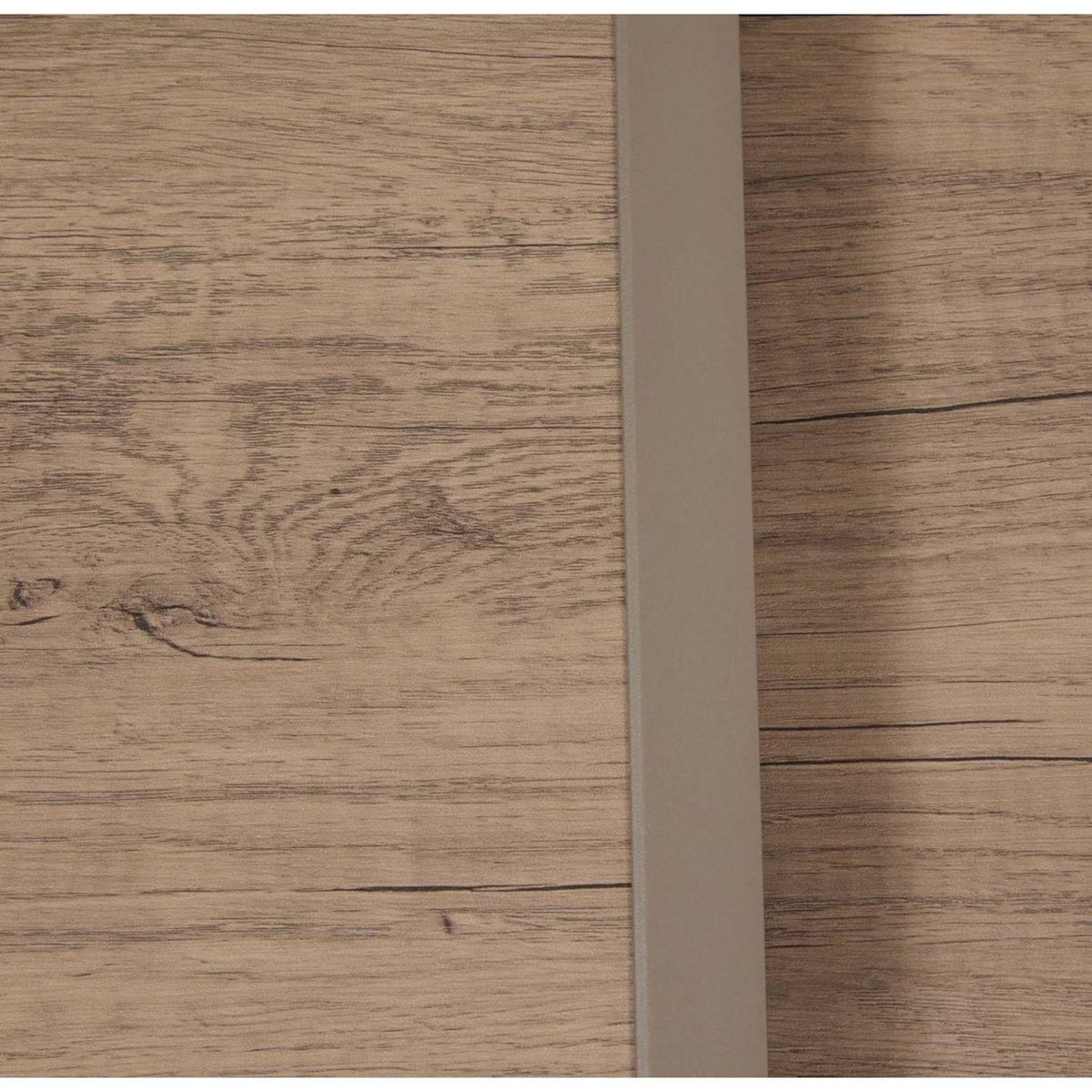 HESPERIDE Table de jardin extensible en aluminium effet bois 8 places PIAZZA