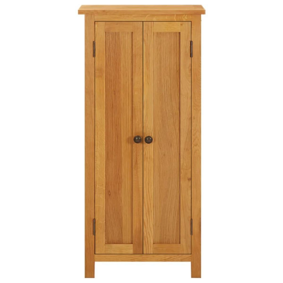 VIDAXL Armoire de rangement 50x22x110 cm Bois de chene massif