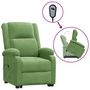 Voir la diapositive 2 : VIDAXL Fauteuil vert clair velours